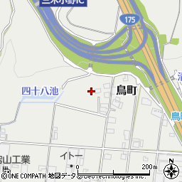 兵庫県三木市鳥町262周辺の地図