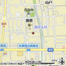 兵庫県姫路市勝原区宮田136周辺の地図