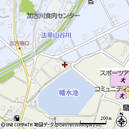 兵庫県加古川市西神吉町鼎600周辺の地図