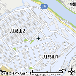 兵庫県宝塚市月見山周辺の地図