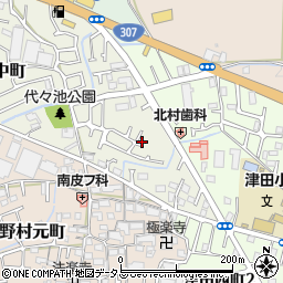 大阪府枚方市野村中町32-6周辺の地図