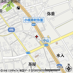 愛知県豊川市宿町小山周辺の地図