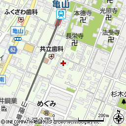 兵庫県姫路市亀山270周辺の地図
