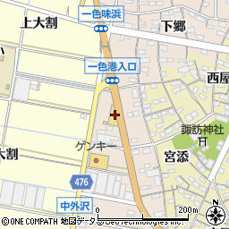 愛知トヨタ自動車一色店周辺の地図