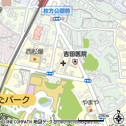 大阪府枚方市伊加賀南町4周辺の地図
