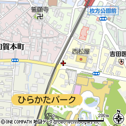 大阪府枚方市伊加賀南町2-6周辺の地図