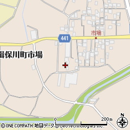兵庫県たつの市揖保川町市場347周辺の地図