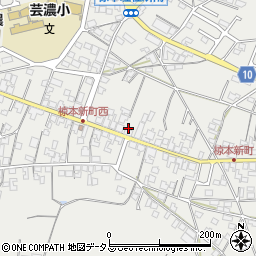 三重県津市芸濃町椋本1860周辺の地図