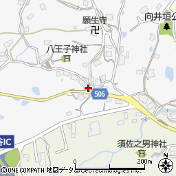 兵庫県神戸市北区八多町柳谷1094-1周辺の地図