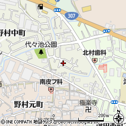 大阪府枚方市野村中町29-1周辺の地図