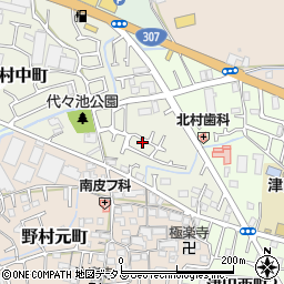 大阪府枚方市野村中町29-4周辺の地図