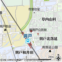 京都府京田辺市草内山科10周辺の地図