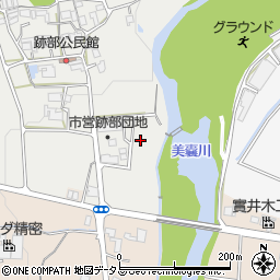 兵庫県三木市跡部12周辺の地図