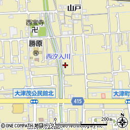 兵庫県姫路市勝原区山戸181周辺の地図