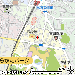 大阪府枚方市伊加賀南町2-21周辺の地図