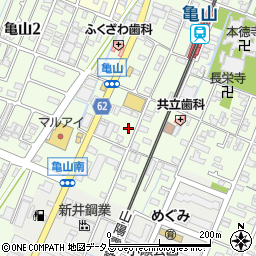 兵庫県姫路市亀山223周辺の地図