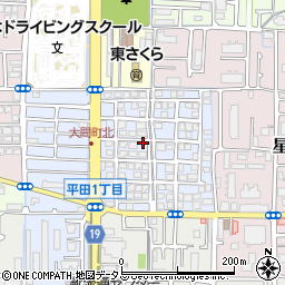 大阪府茨木市大同町周辺の地図