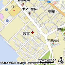 愛知県蒲郡市三谷町若宮118周辺の地図