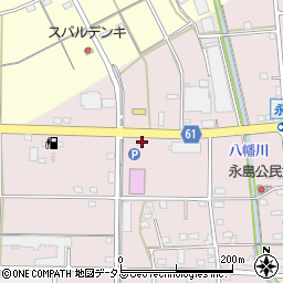 静岡県浜松市浜名区永島800周辺の地図