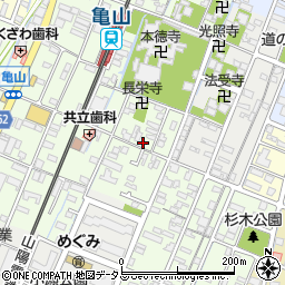兵庫県姫路市亀山303周辺の地図