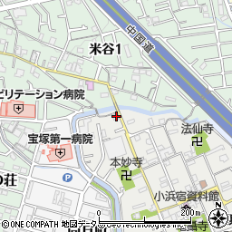 浅野クリーニング店周辺の地図