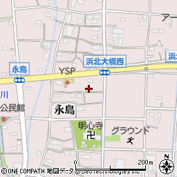 静岡県浜松市浜名区永島879周辺の地図