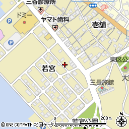 愛知県蒲郡市三谷町若宮112周辺の地図