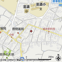 三重県津市芸濃町椋本738周辺の地図