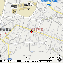 三重県津市芸濃町椋本1823周辺の地図