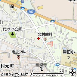 大阪府枚方市野村中町38-10周辺の地図