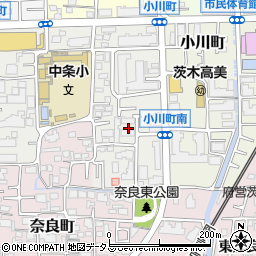 大阪府茨木市新中条町10周辺の地図