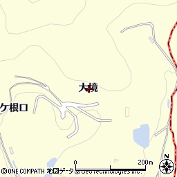 愛知県西尾市東幡豆町大境周辺の地図