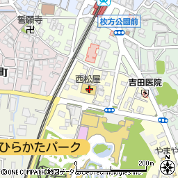 大阪府枚方市伊加賀南町2-50周辺の地図