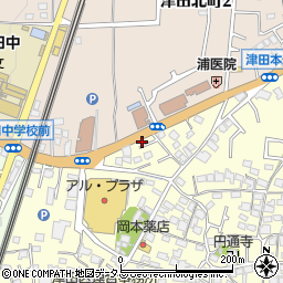 枚方市地域包括支援センター東香会周辺の地図