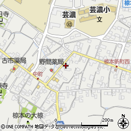 三重県津市芸濃町椋本744周辺の地図