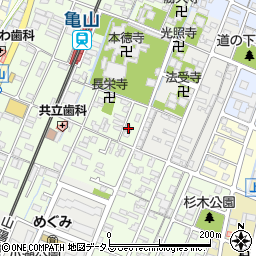 兵庫県姫路市亀山311周辺の地図