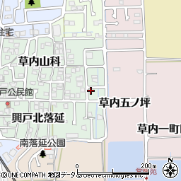 京都府京田辺市草内山科58-15周辺の地図