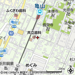 兵庫県姫路市亀山281周辺の地図