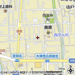 兵庫県姫路市勝原区宮田150-17周辺の地図