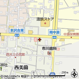 静岡県浜松市浜名区西美薗2546-1周辺の地図