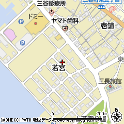 愛知県蒲郡市三谷町若宮121周辺の地図