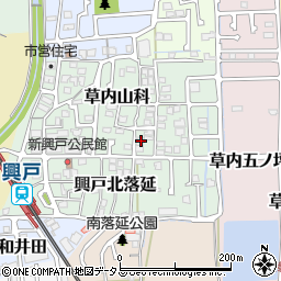 京都府京田辺市草内山科39周辺の地図