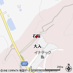 愛知県西尾市鳥羽町石塚周辺の地図