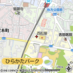 大阪府枚方市伊加賀南町2-7周辺の地図