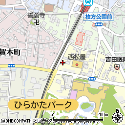 大阪府枚方市伊加賀南町2-8周辺の地図