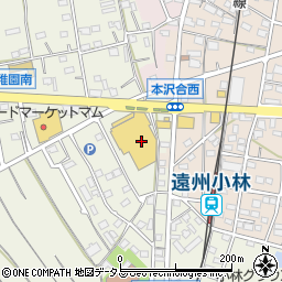 静岡県浜松市浜名区小林1361周辺の地図