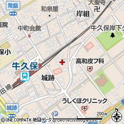 愛知県豊川市牛久保町城跡44周辺の地図