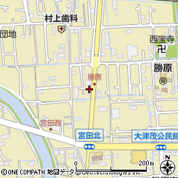ピザ・ロイヤルハット勝原店周辺の地図