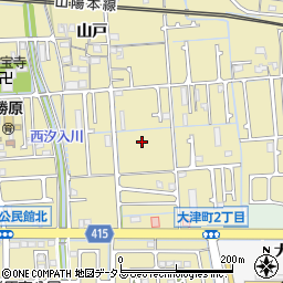 兵庫県姫路市勝原区山戸周辺の地図