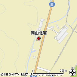 岡山北警察署周辺の地図